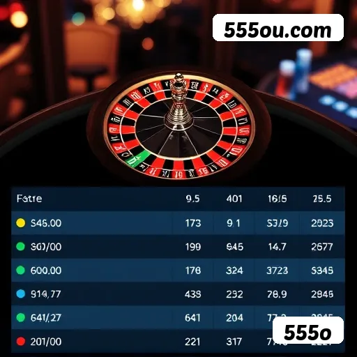 Roleta e blackjack 555o